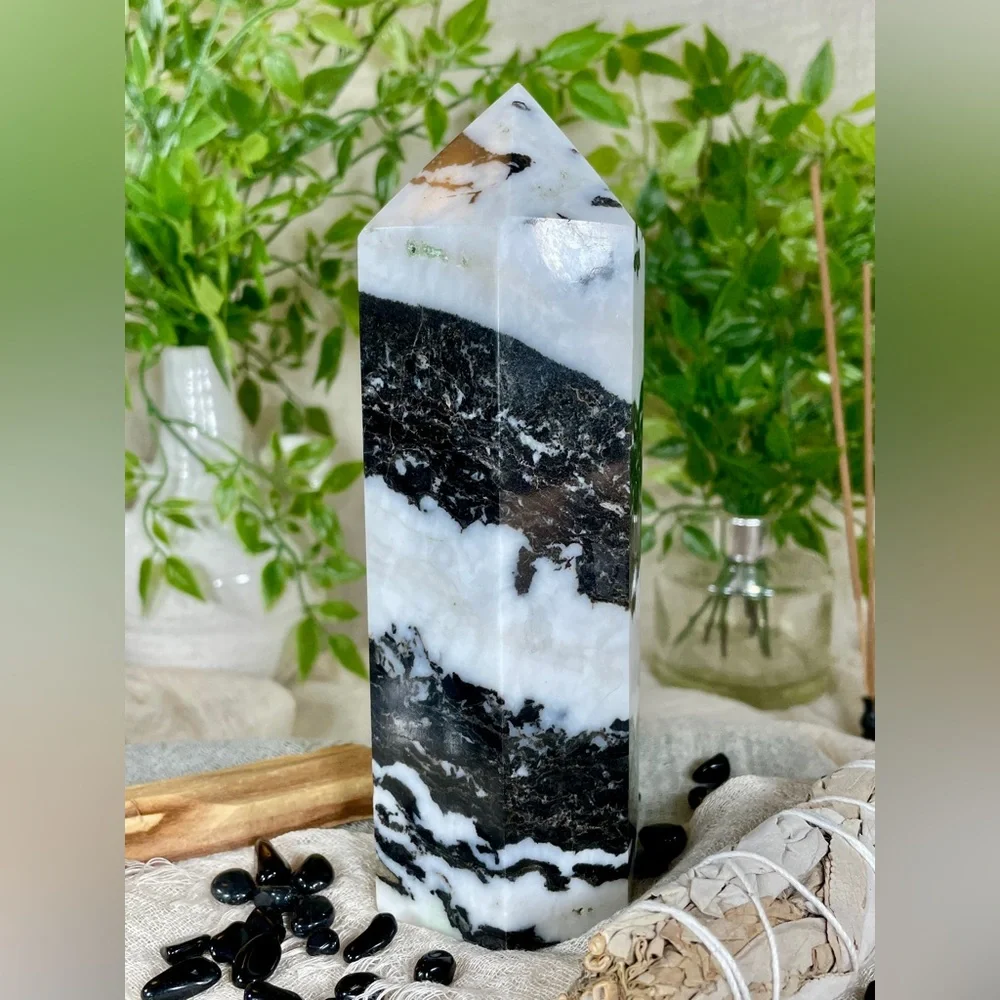 2355 Zebra Jasper Crystal Tower - Picture 6 of 13